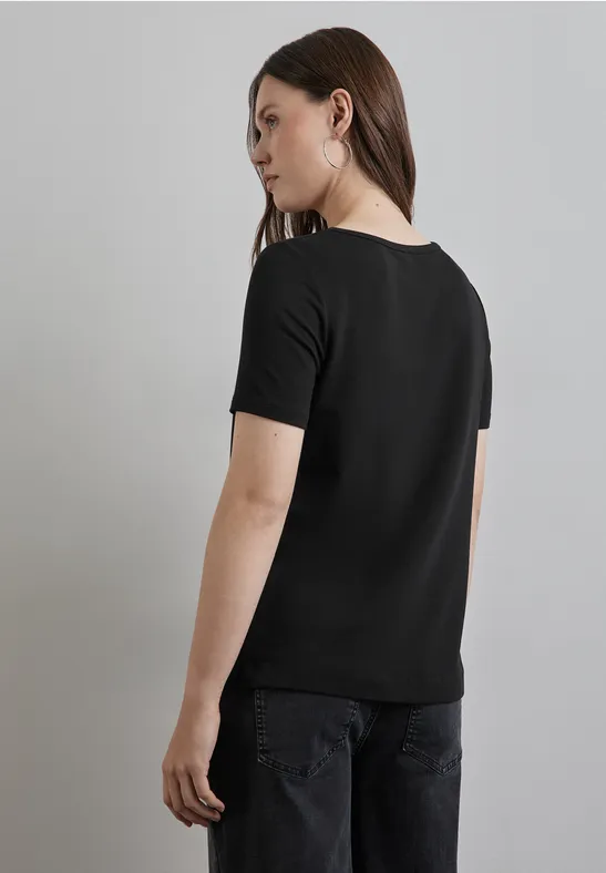 Street One T-Shirt mit Artwork Günstiger Verkauf