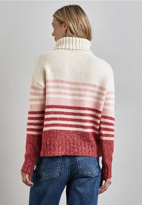 Street One Gestreifter Strickpullover Kostenloser Versand