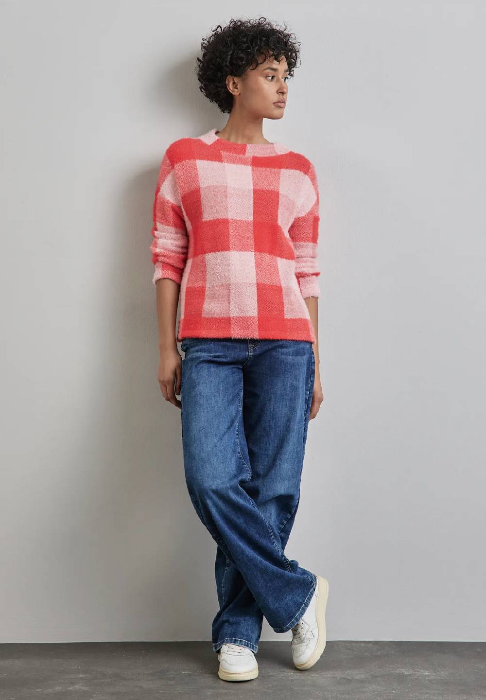 Street One Kariertes Turtleneck Shirt Limitierter Zeitrabatt