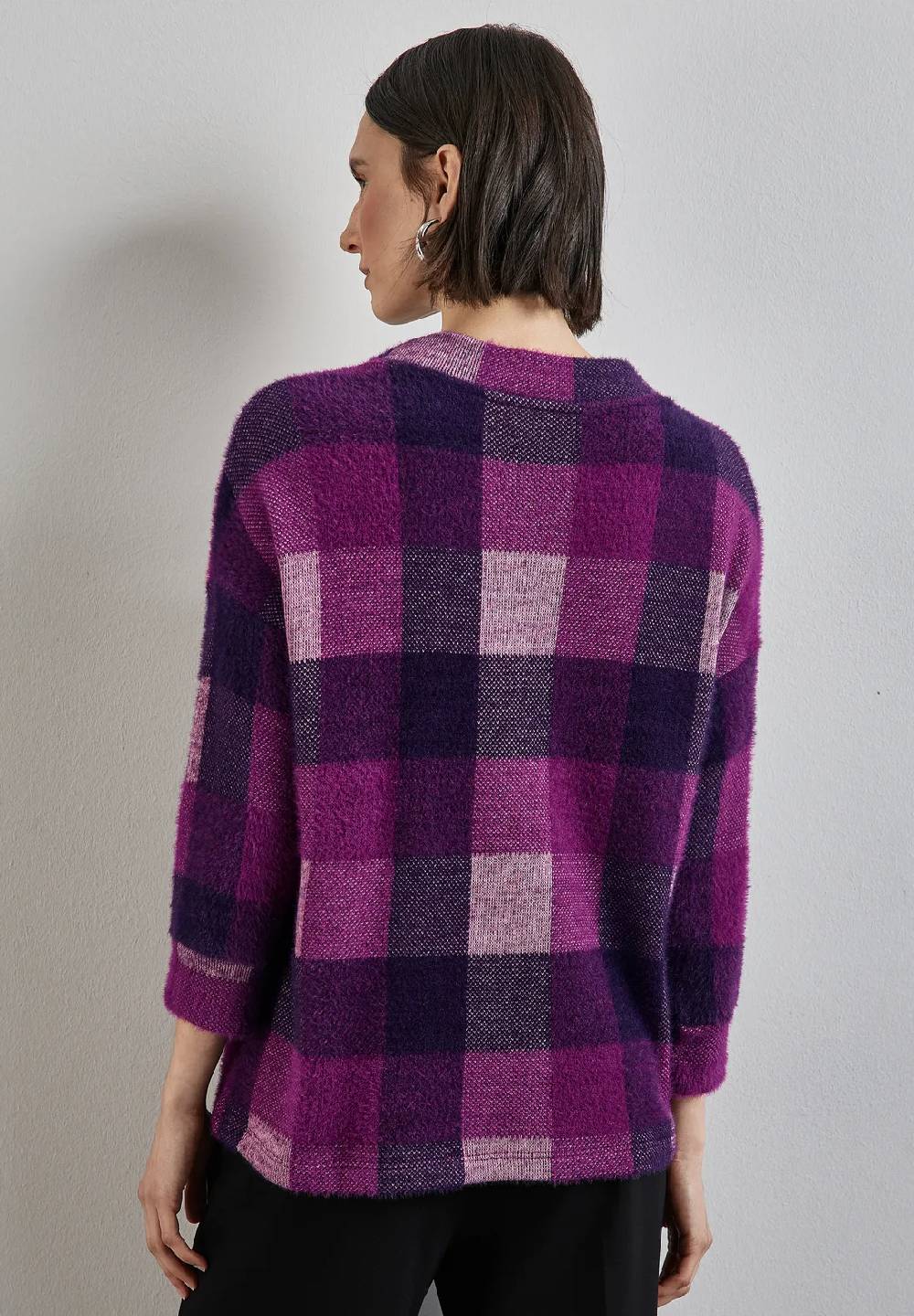 Street One Kariertes Turtleneck Shirt Sonderangebot