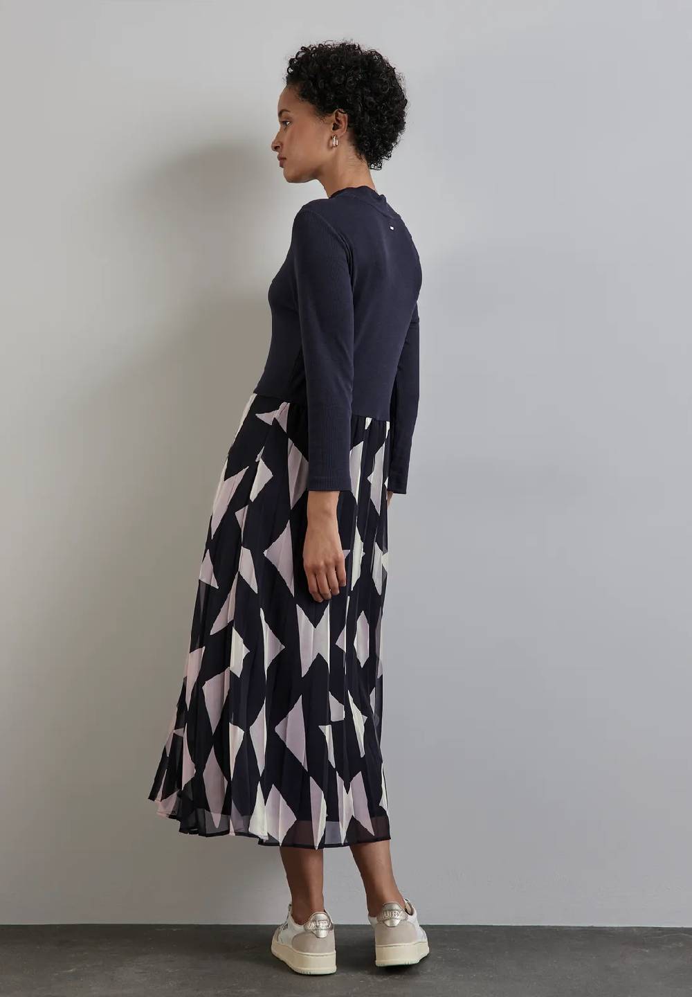 Street One Kleid mit Materialmix Flash Sale