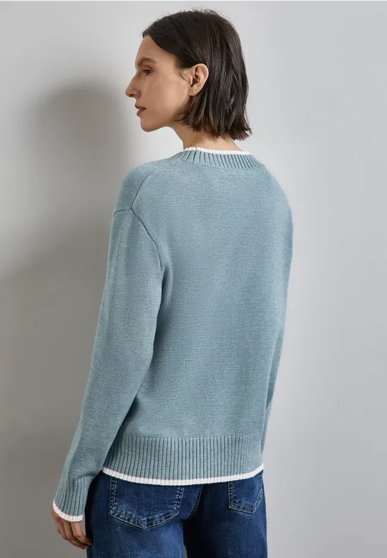 Street One Pullover mit Tipping Black Friday