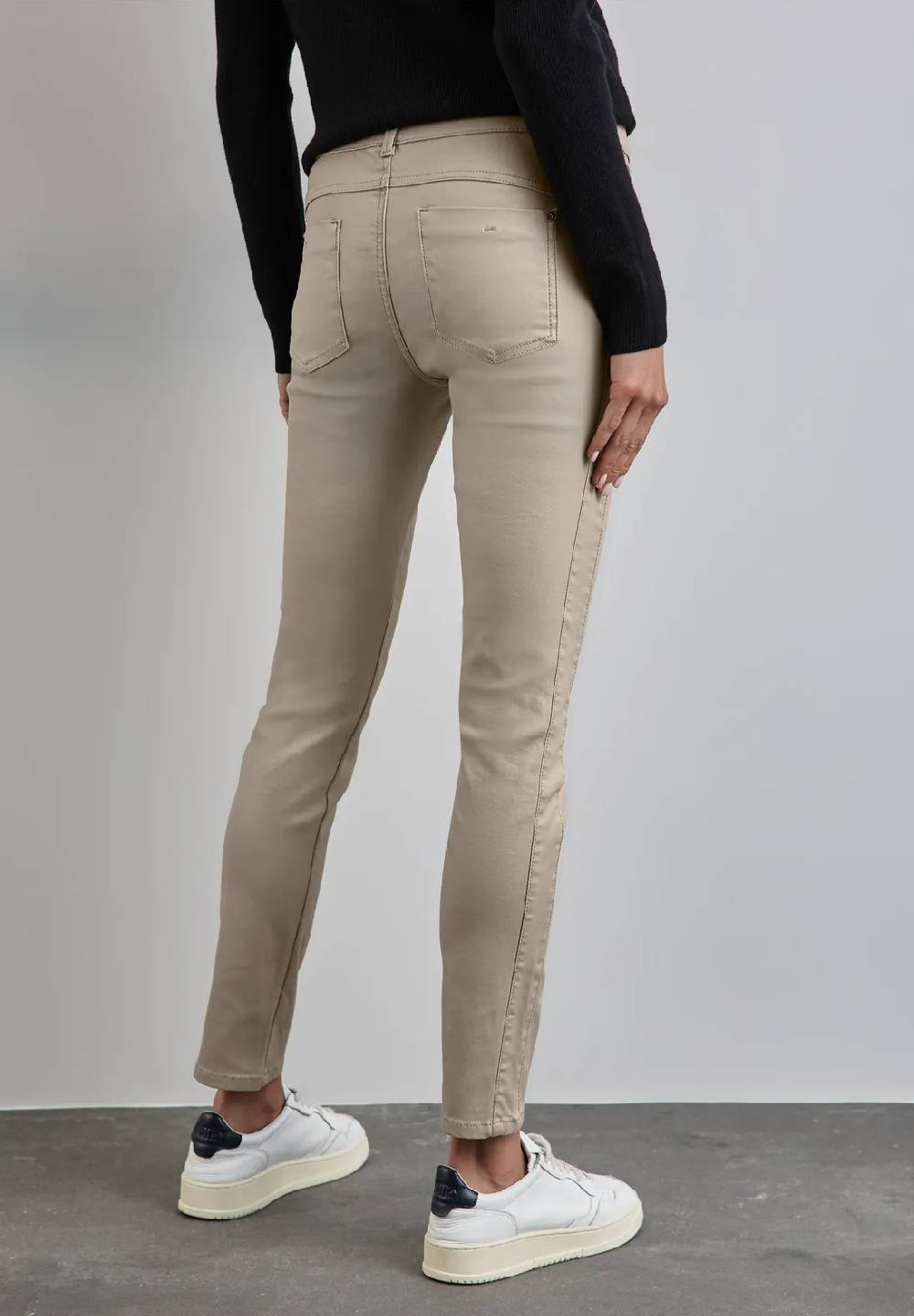 Street One Beschichtete Slim Fit Hose - Style YORK Cyber Monday