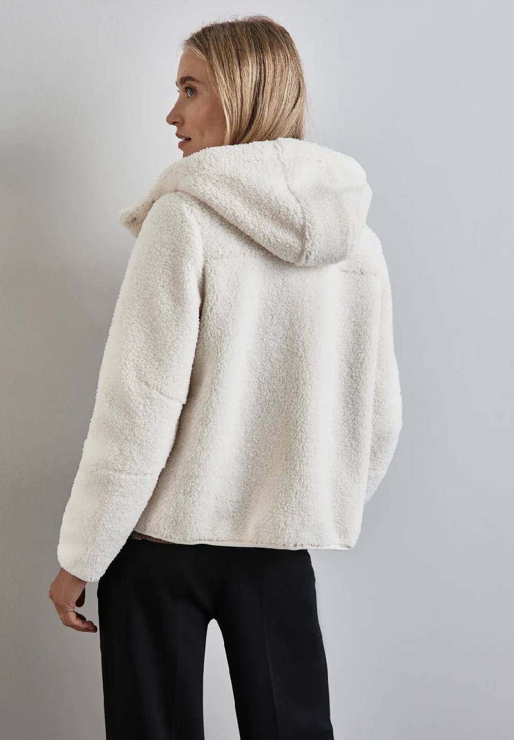Street One Teddy-Jacke mit Kapuze Vatertagsangebot