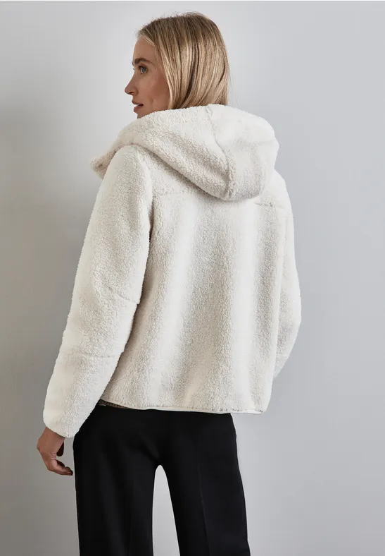 Street One Teddy-Jacke mit Kapuze Vatertagsangebot