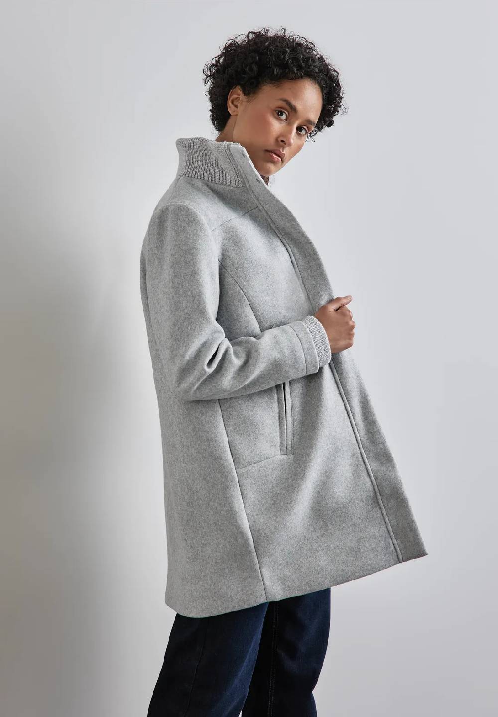 Street One Mantel mit Strickdetails Valentinstagsangebot