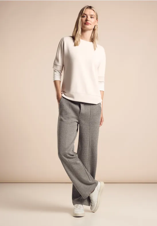 Street One Jaquard Hose im Casual Fit Heißer Verkauf