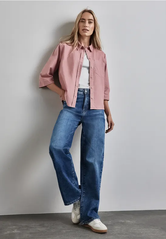 Street One Softe Cord-Bluse Neueste Mode