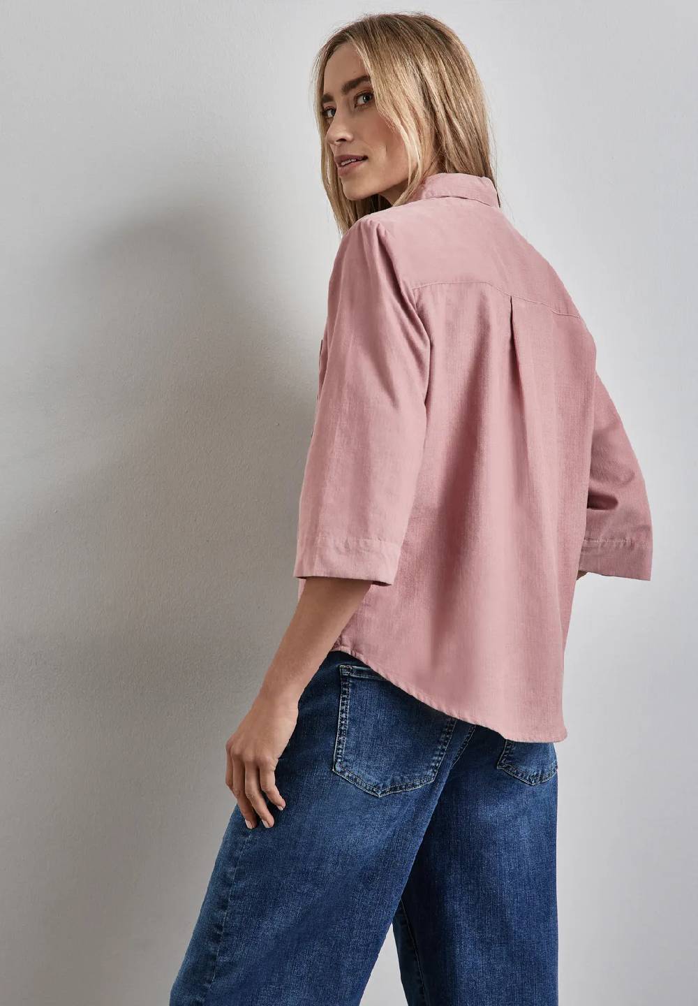 Street One Softe Cord-Bluse Neueste Mode