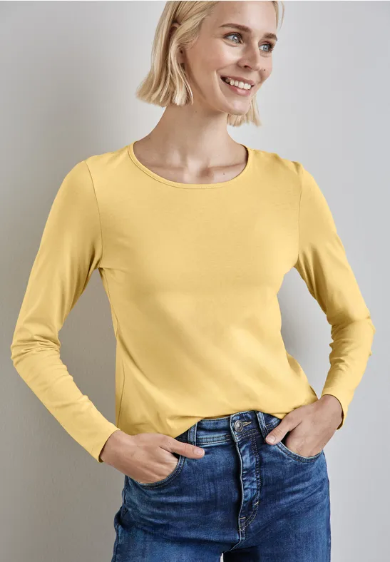 Street One Basic Langarmshirt Online Outlet