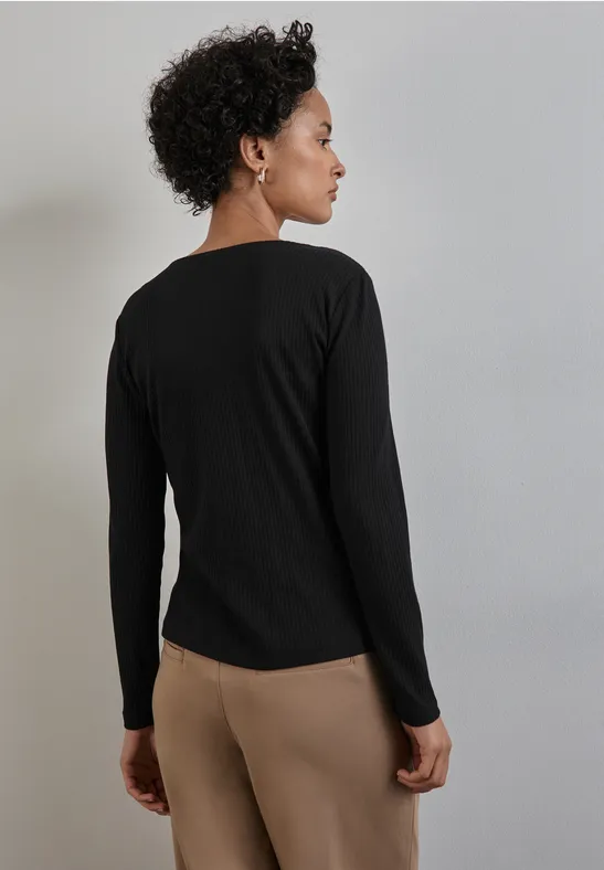Street One Shirt mit Herzausschnitt Zeitlich begrenztes Angebot