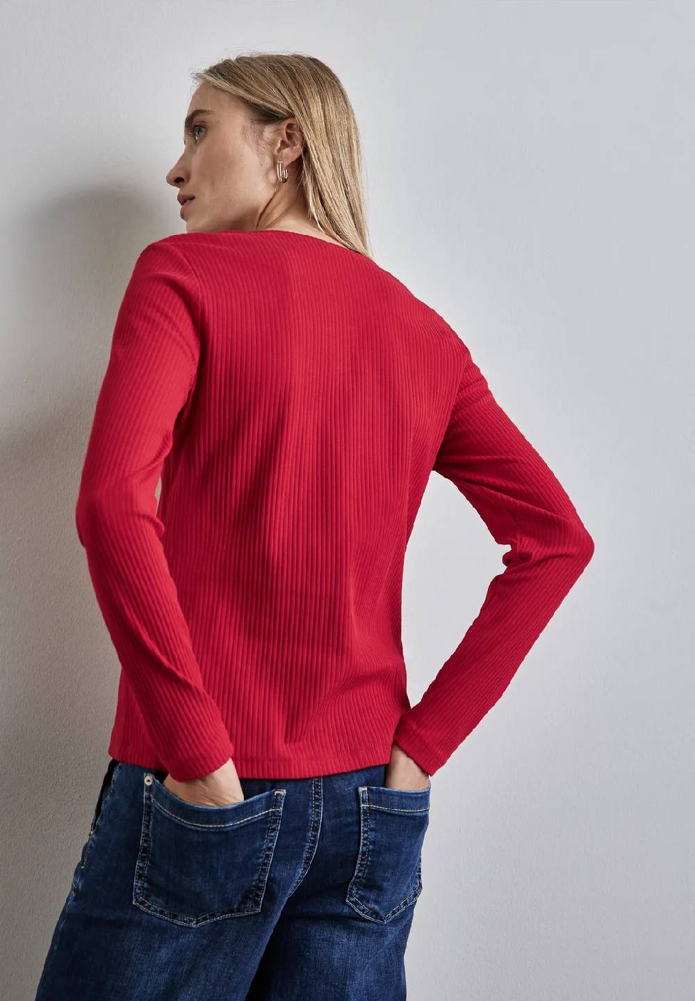 Street One Shirt mit Herzausschnitt Tägliche Deals