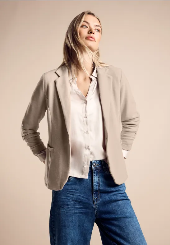 Street One Basic Blazer mit Raffungen Riesige Ersparnisse