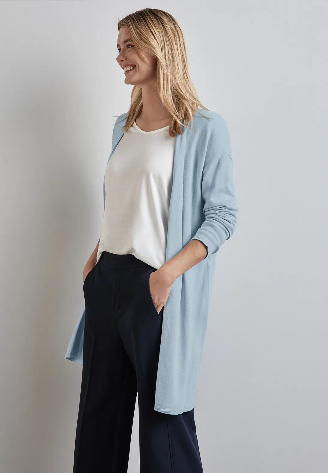 Street One Langer Feinstrickcardigan Tiefpreis
