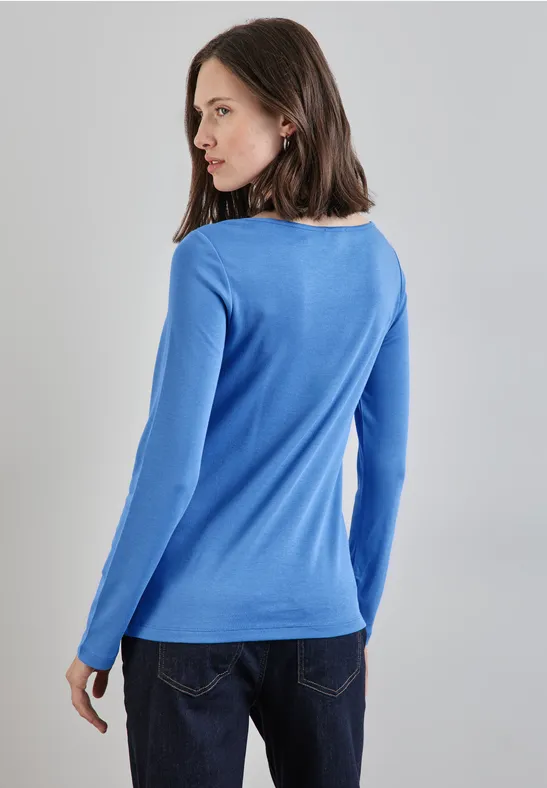 Street One Basic Langarmshirt - Style LANEA Letzte 3 Tage