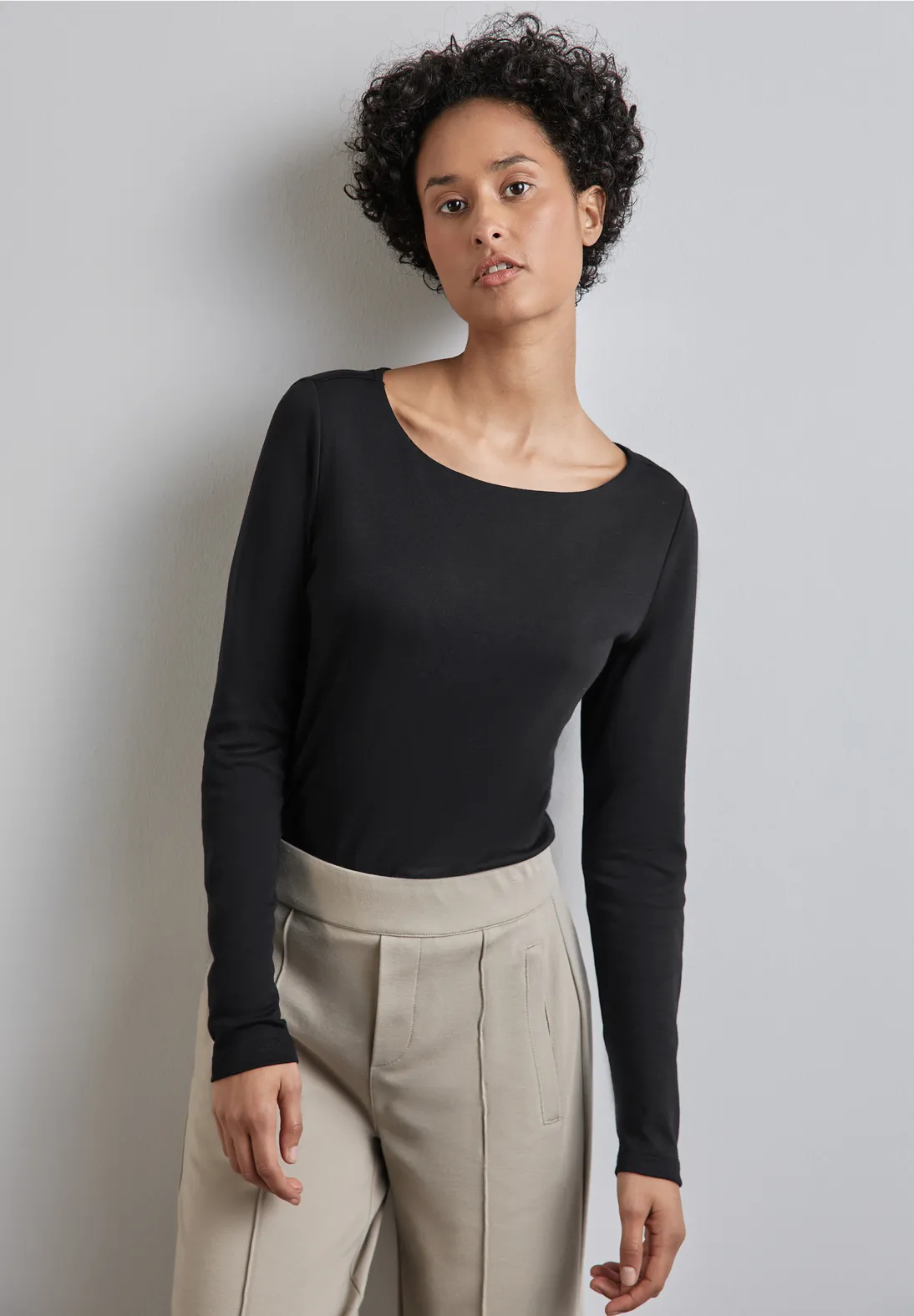 Street One Shirt mit U-Boot-Ausschnitt Letzter Tag
