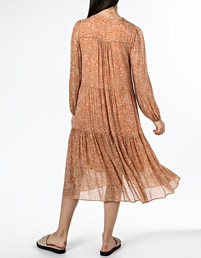SECOND FEMALE Stufenkleid aus Viskose Saisonale Angebote