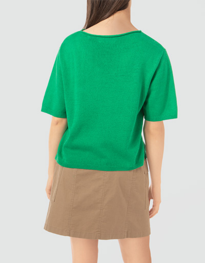 Marc O'Polo Kurzarmpullover mit rollierten Halsausschnitt Angebote