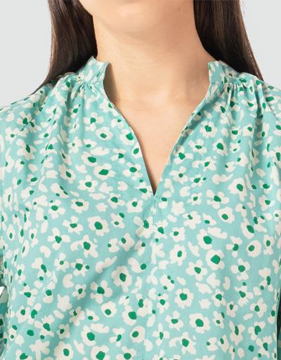 Marc O'Polo Blusenshirt mit Allover-Print im Angebot