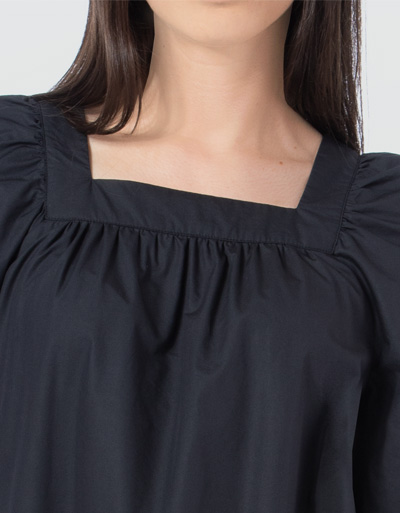 Marc O'Polo Stufenkleid mit eckigen Ausschnitt Schlussverkauf