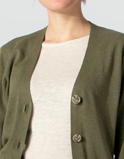 Marc O'Polo Cardigan aus Baumwolle und Leinen Blitzverkäufe