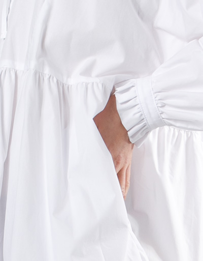 BETTER RICH Stufenkleid aus reiner Baumwolle Valentinstagsangebot
