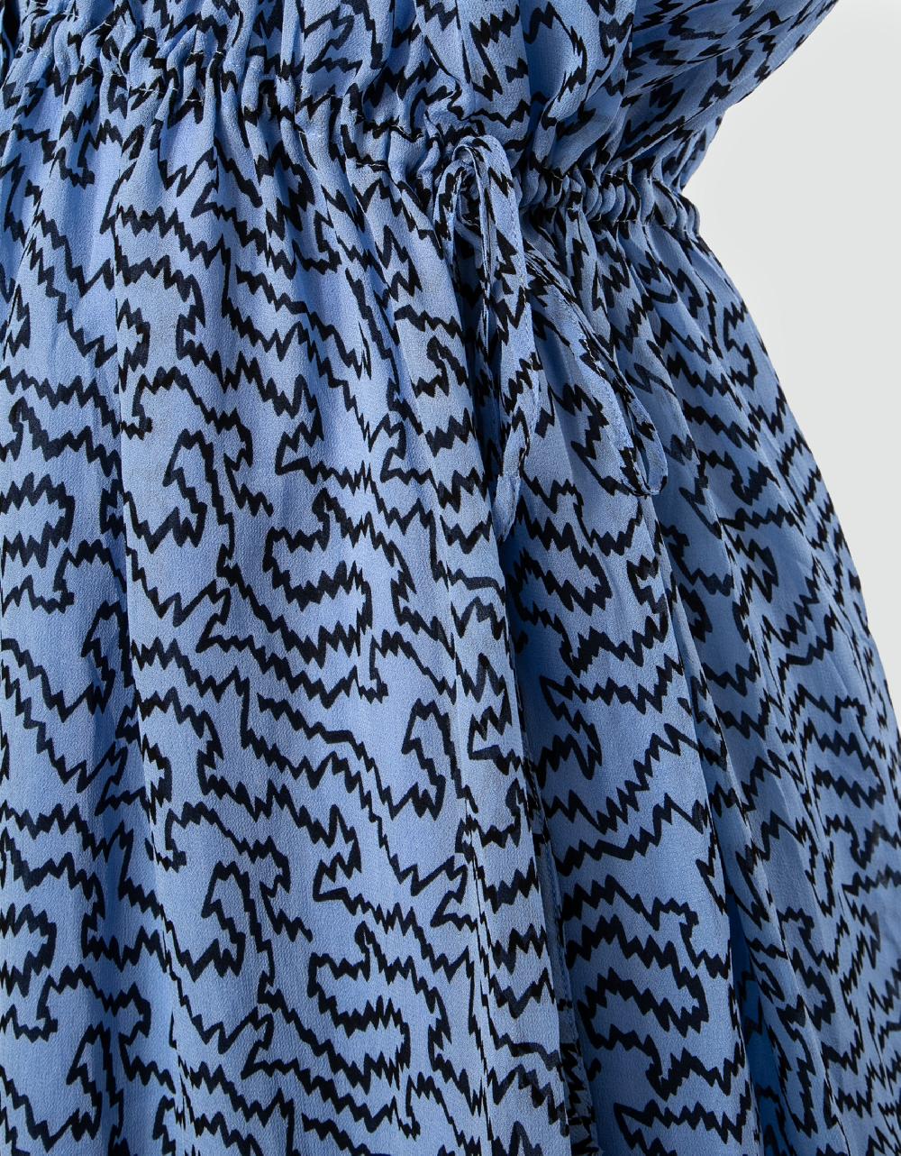 SECOND FEMALE Kleid aus Krepp Qualität Exklusive Angebote