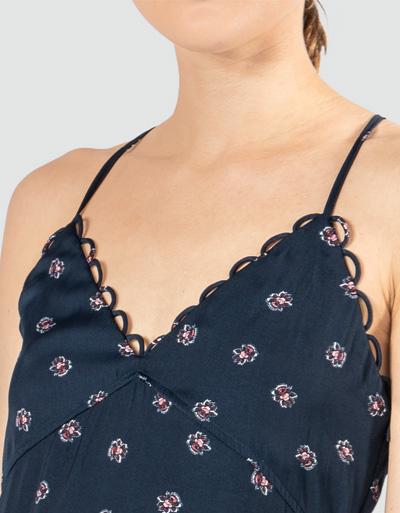 Pepe Jeans Satinkleid mit Blumenprint Rabatte dieses Monats