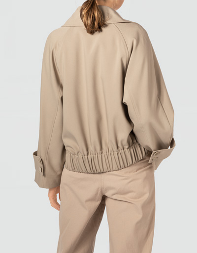 SECOND FEMALE Blouson mit elastischer Saumverarbeitung Limitierter Zeitrabatt