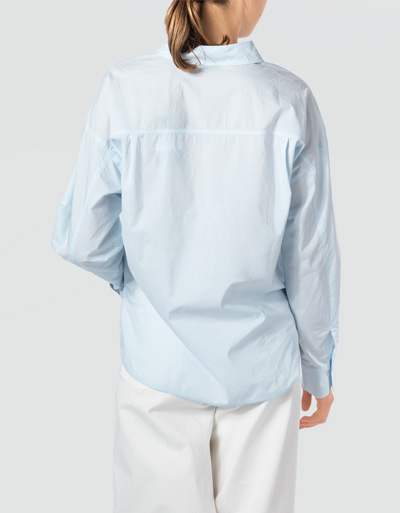 Marc O'Polo Bluse mit abgerundeten Seitenschlitzen Fabrikpreis