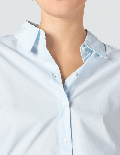 Marc O'Polo Bluse mit abgerundeten Seitenschlitzen Fabrikpreis