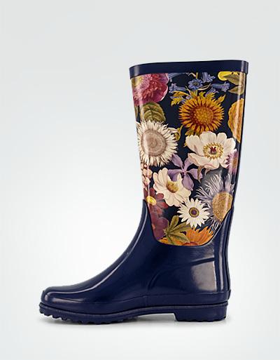 Aigle Gummistiefel mit floralen Fotoprint Versandkostenfrei