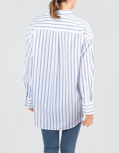 Gant Oversize Bluse im Streifen-Look Flash Sale