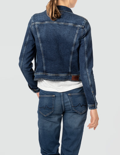 Pepe Jeans Jeansjacke in dunkler Waschung Top Angebot