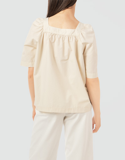 Marc O'Polo Bohemian-Bluse mit eckigem Ausschnitt Räumungsverkauf