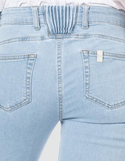 LIU JO Boot-Cut Jeans mit Elastikeinsatz am Bund VIP-Rabatte