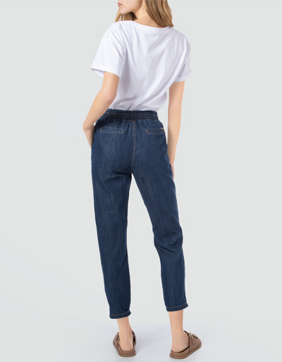 LIU JO Jogpants aus leichtem Denim Tiefpreis