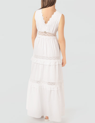 TWIN-SET Stufenkleid in italienischer Größe Sonderangebot der Fabrik
