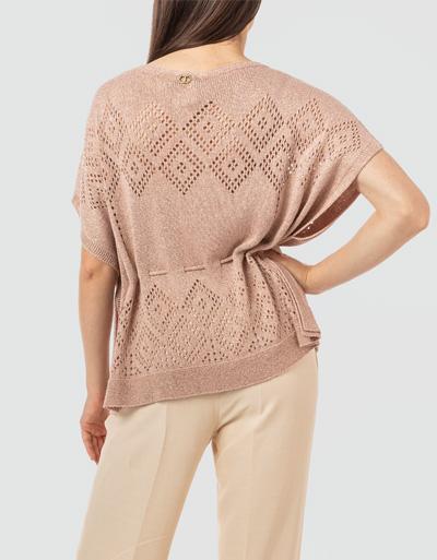 TWIN-SET Pullover mit Lochstickerei Super Rabatt