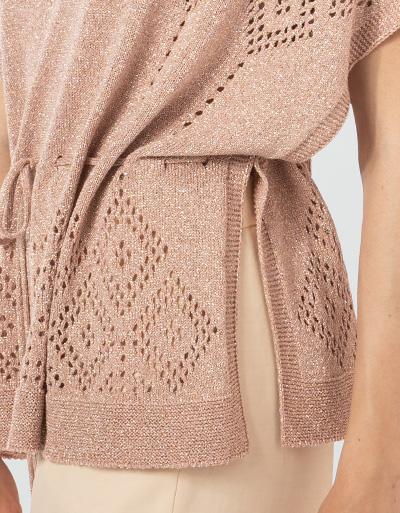 TWIN-SET Pullover mit Lochstickerei Super Rabatt