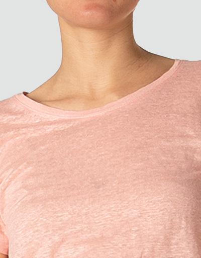 SECOND FEMALE T-Shirt aus Leinen Black Friday