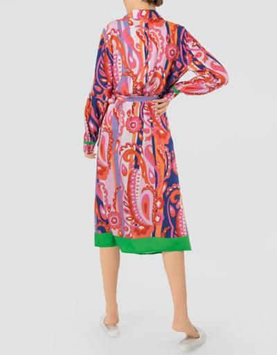 Replay Wickelkleid mit Farbenpower Print Heißer Verkauf