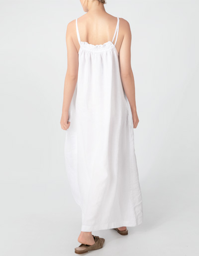 Replay Maxikleid aus reinem Leinen Neueste Stile