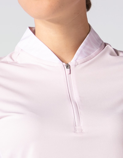 adidas Golf Zip-Polo aus recycelten Materialien Bis zu 60% Rabatt