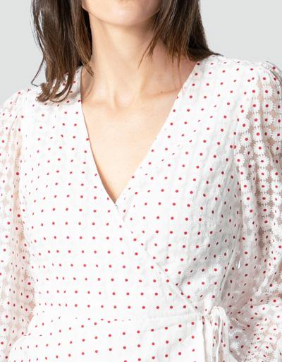 Freebird Wickelbluse im Flower Look Riesige Rabatte
