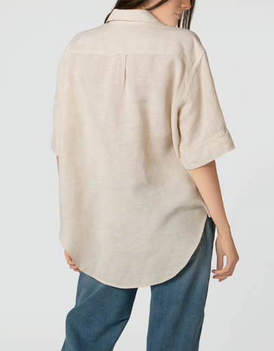 Gant Bluse aus reinem Leinen Clearance-Verkauf