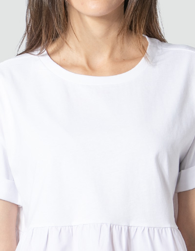 TWIN-SET Blusenshirt im Material Mix Rabatte dieses Monats