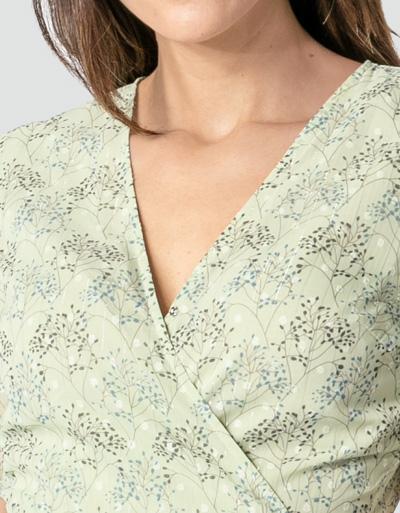 Freebird Wickelkleid mit Lurex Auslauf