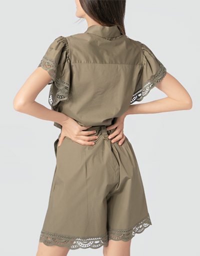 TWIN-SET Bluse in italienischer Größe Kostenloser Versand