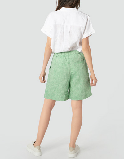Tommy Hilfiger Shorts aus reinem Leinen Großer Ausverkauf